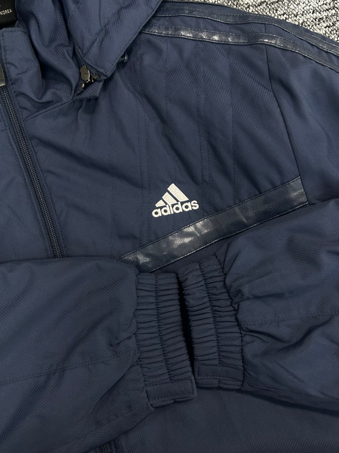 아디다스 네이비 후드 바람막이 점퍼 M 상품이미지6