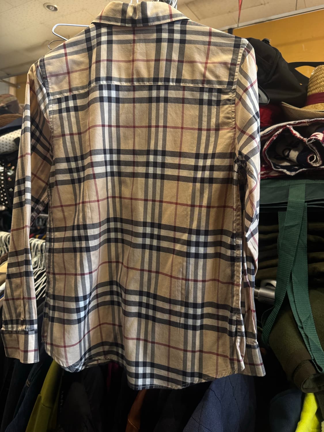 버버리 런던 체크 셔츠 m 상품이미지6