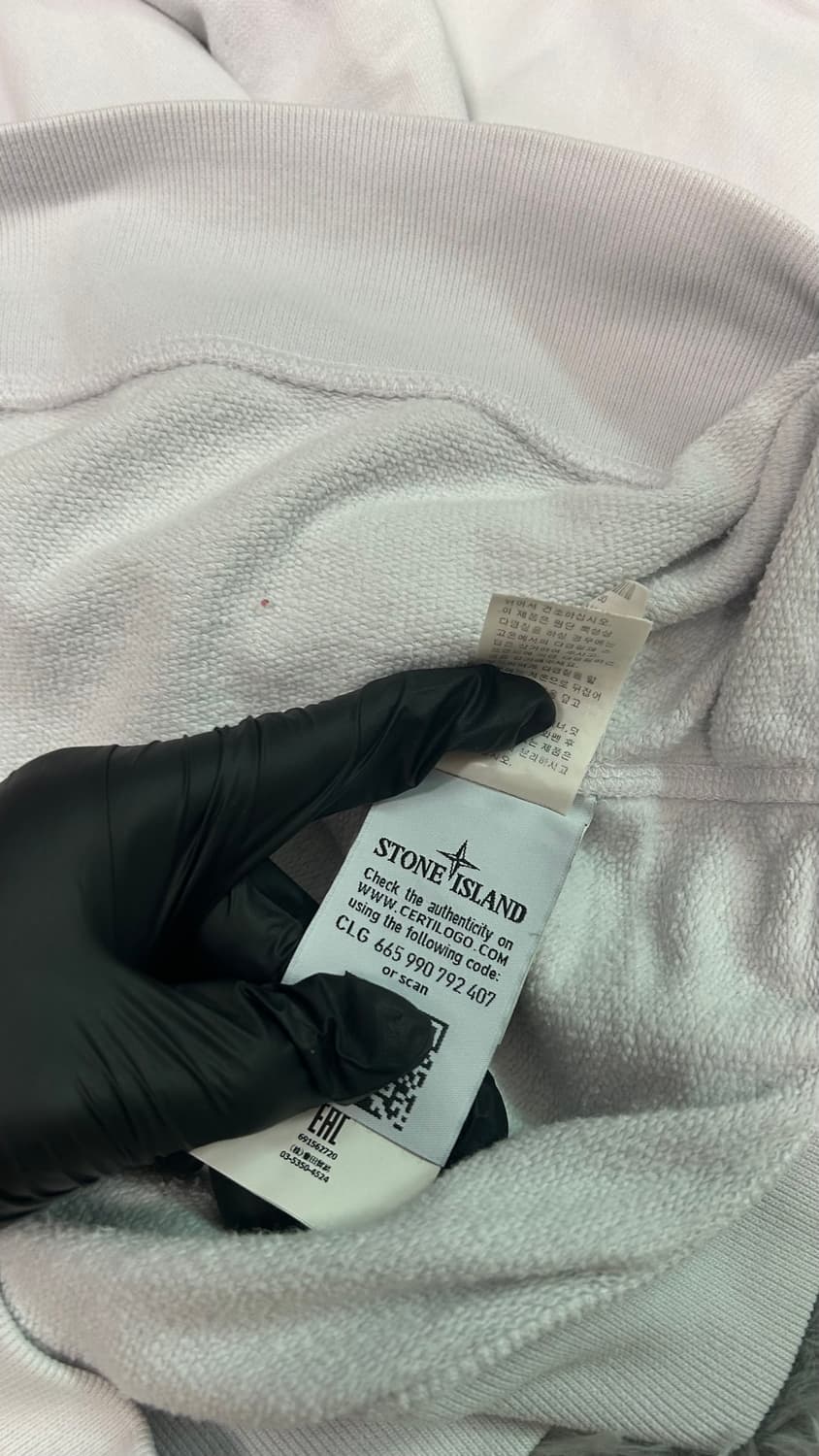 [XL size] 스톤아일랜드 맨투맨 화이트 상품이미지4