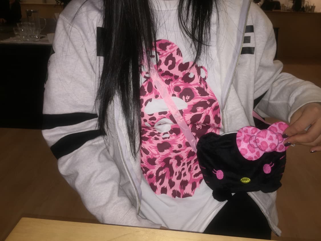 bape 베이프 와일드 레오파드 패턴 마일로 온 빅 에이프 티셔츠 상품이미지2