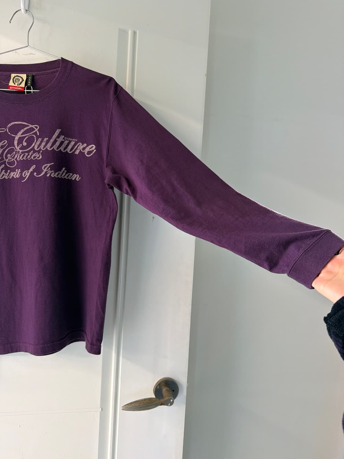 일본빈티지 Jeronimo 레터링 롱슬리브 상품이미지7