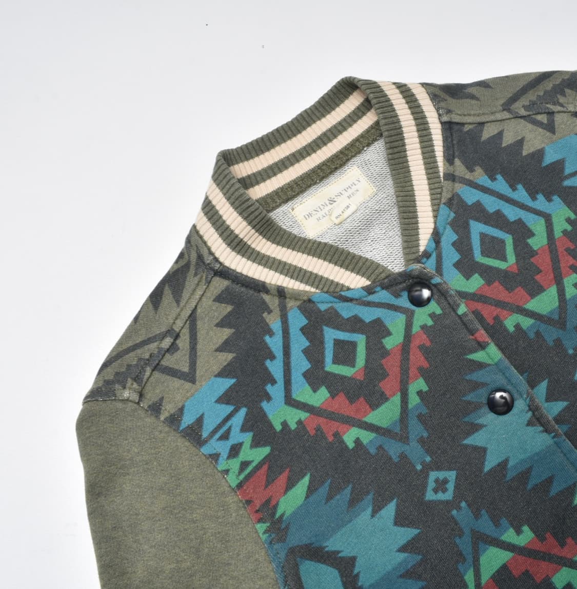 폴로 랄프로렌 데님앤서플라이 나바호패턴 코튼 블루종자켓 M N0750 상품이미지4