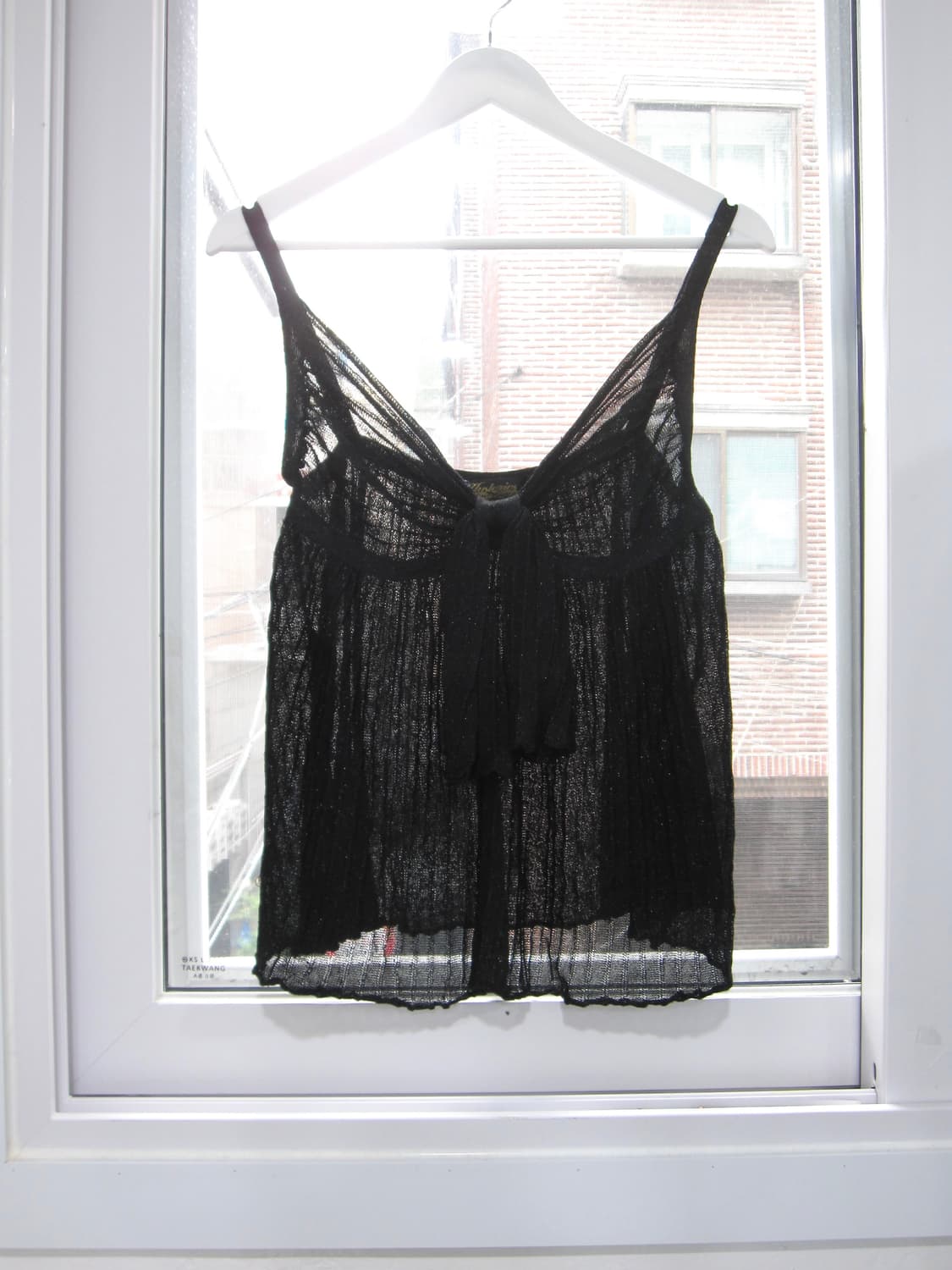 hysteric glamour black gliter sleeveless 상품이미지2