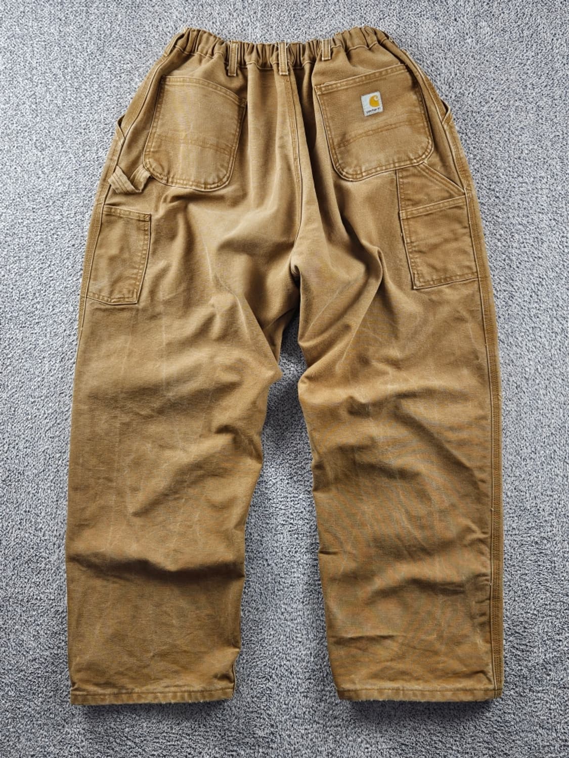 칼하트 밴딩 리워크 커스텀 더블니카펜터 워크 팬츠(46X30)/10851 상품이미지4