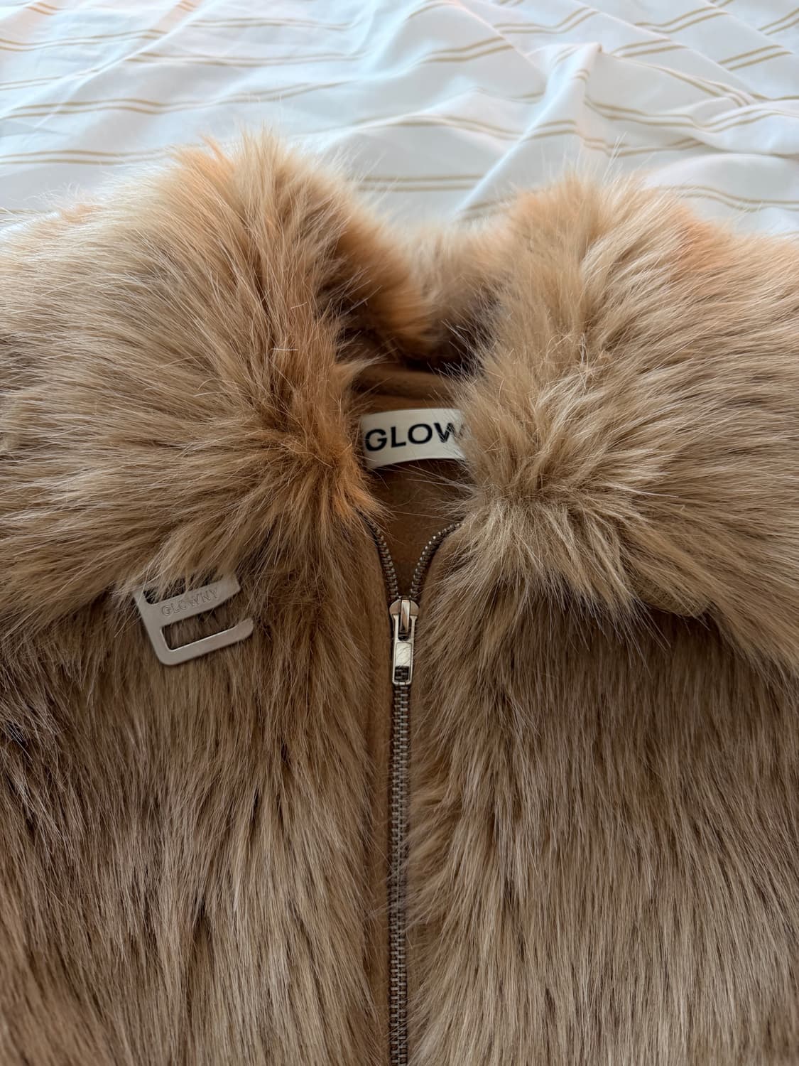 글로니 퍼자켓 (카멜) 상품이미지2