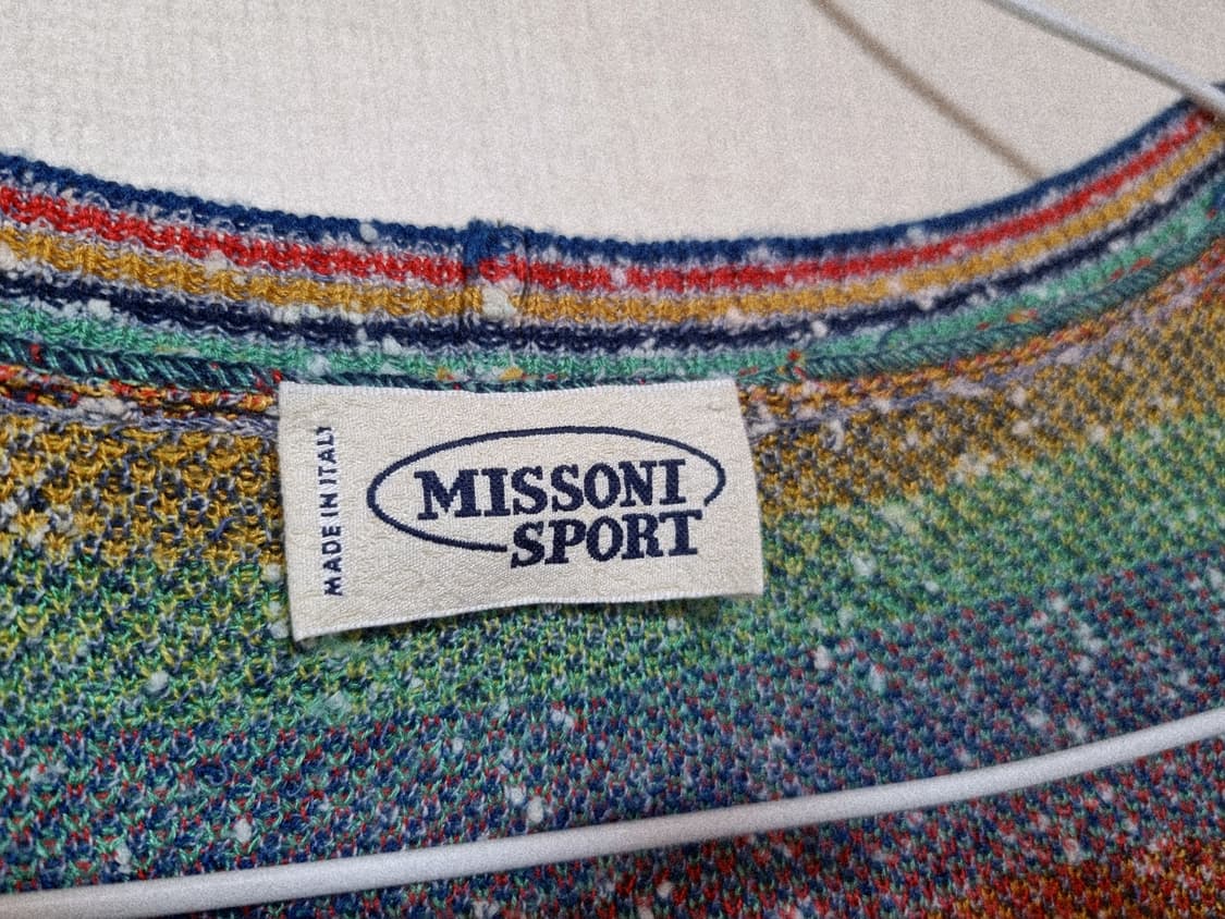 미쏘니 이탈리아 정품 반소매니트 66사이즈  상품이미지4