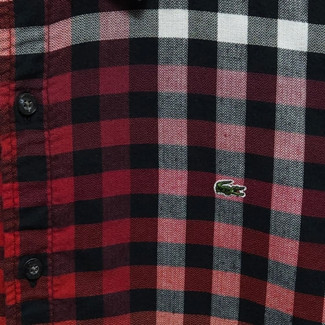 100 Lacoste 라코스테 체크 셔츠 멀티컬러 코튼 상품이미지3