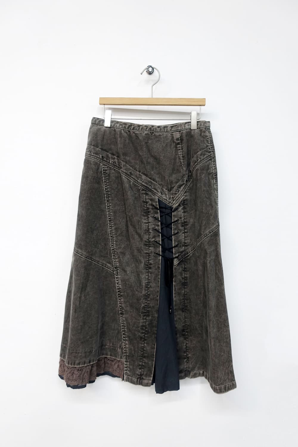  VISTA FIORE 코듀로이 레이스업 스커트 상품이미지6