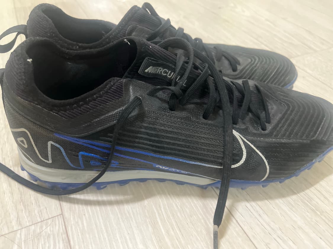나이키 줌 머큐리얼 베이퍼 15 프로 TF 블랙 하이퍼 로얄 상품이미지3
