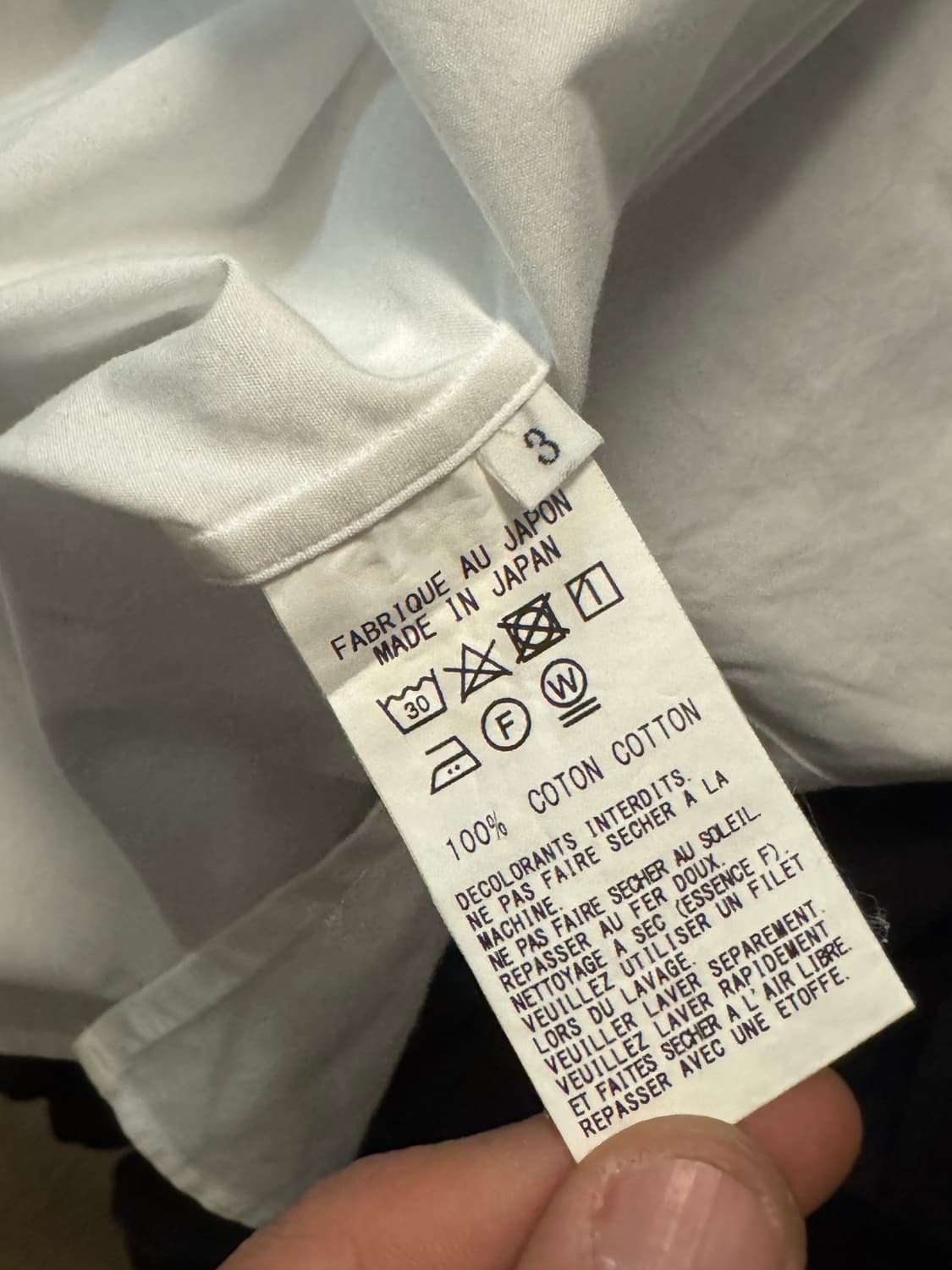 요지야마모토 S'YTE 셔츠 (화이트/3사이즈) 상품이미지3