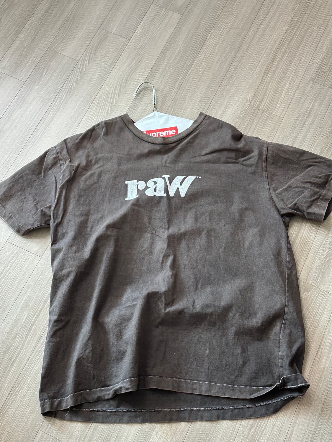 블라인드파일즈 raw 티셔츠 상품이미지1