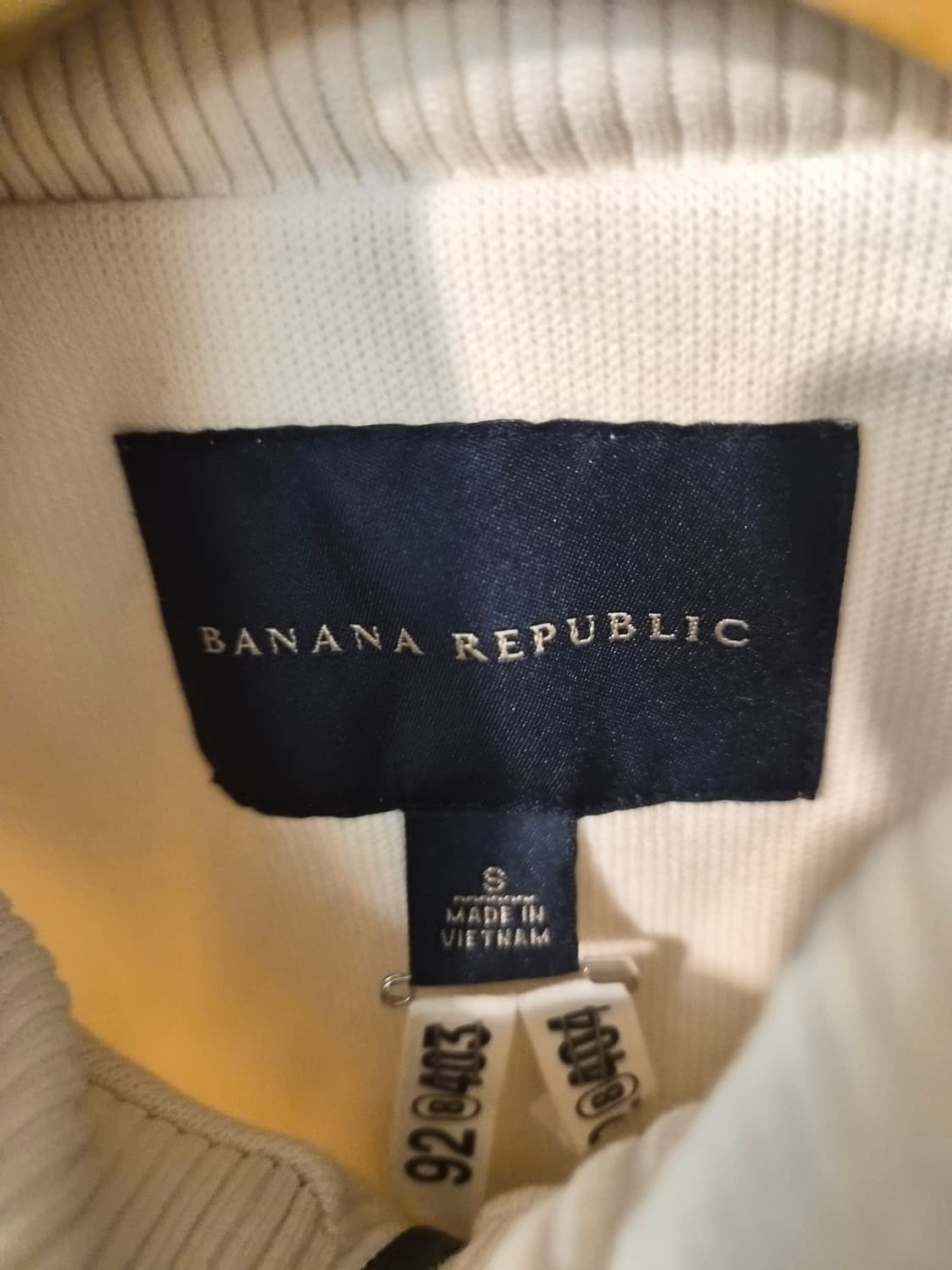 S/95) 바나나리퍼블릭 나일론+니트 혼방 집업 자켓 팝니다 상품이미지4