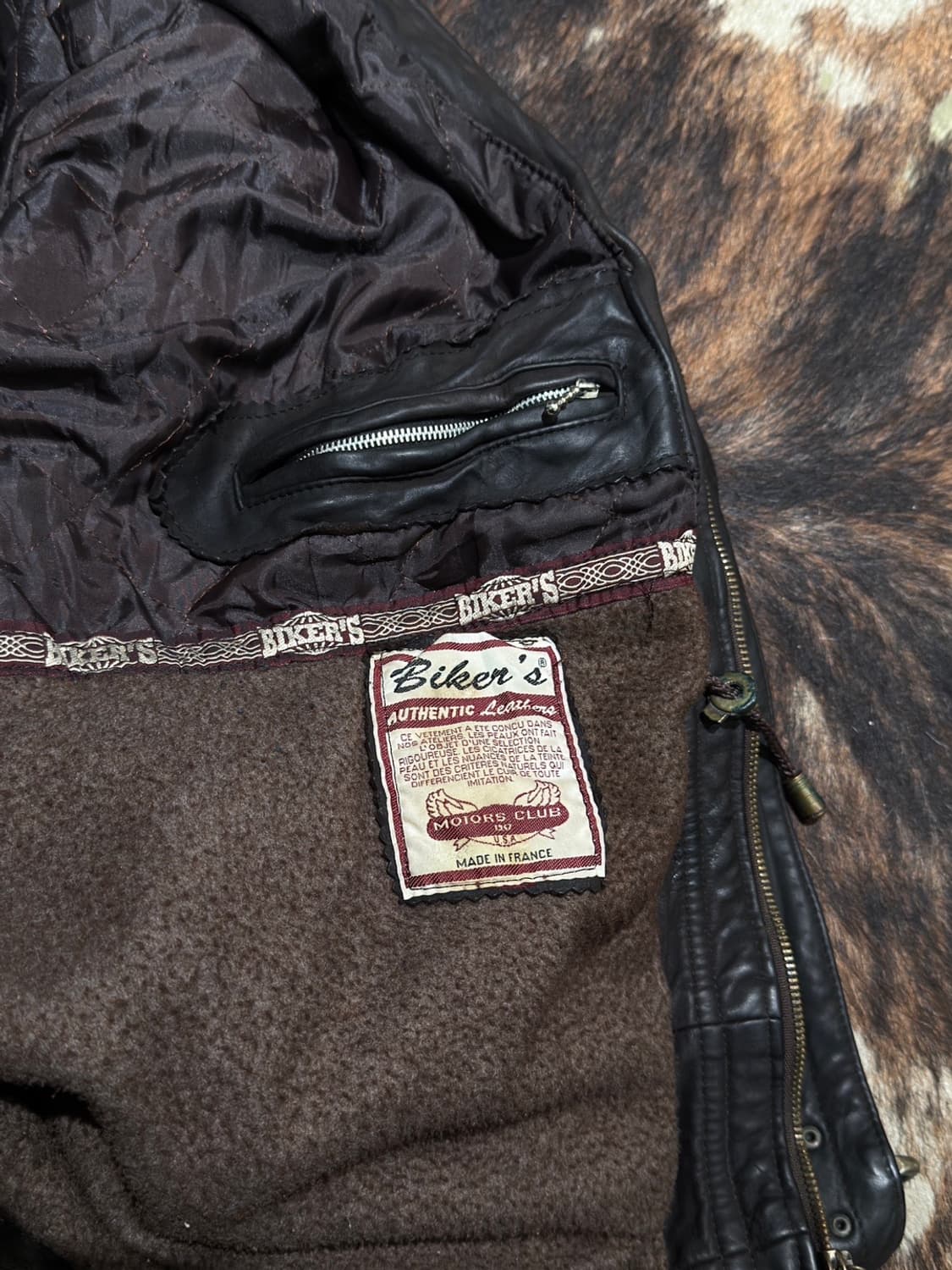 80‘s France Leather Fireman Coat 상품이미지4