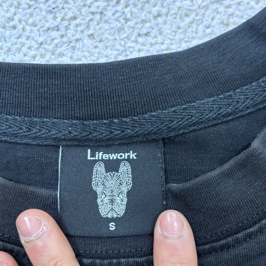 S 라이프워크 라독 빅로고 반팔 0414E 상품이미지3