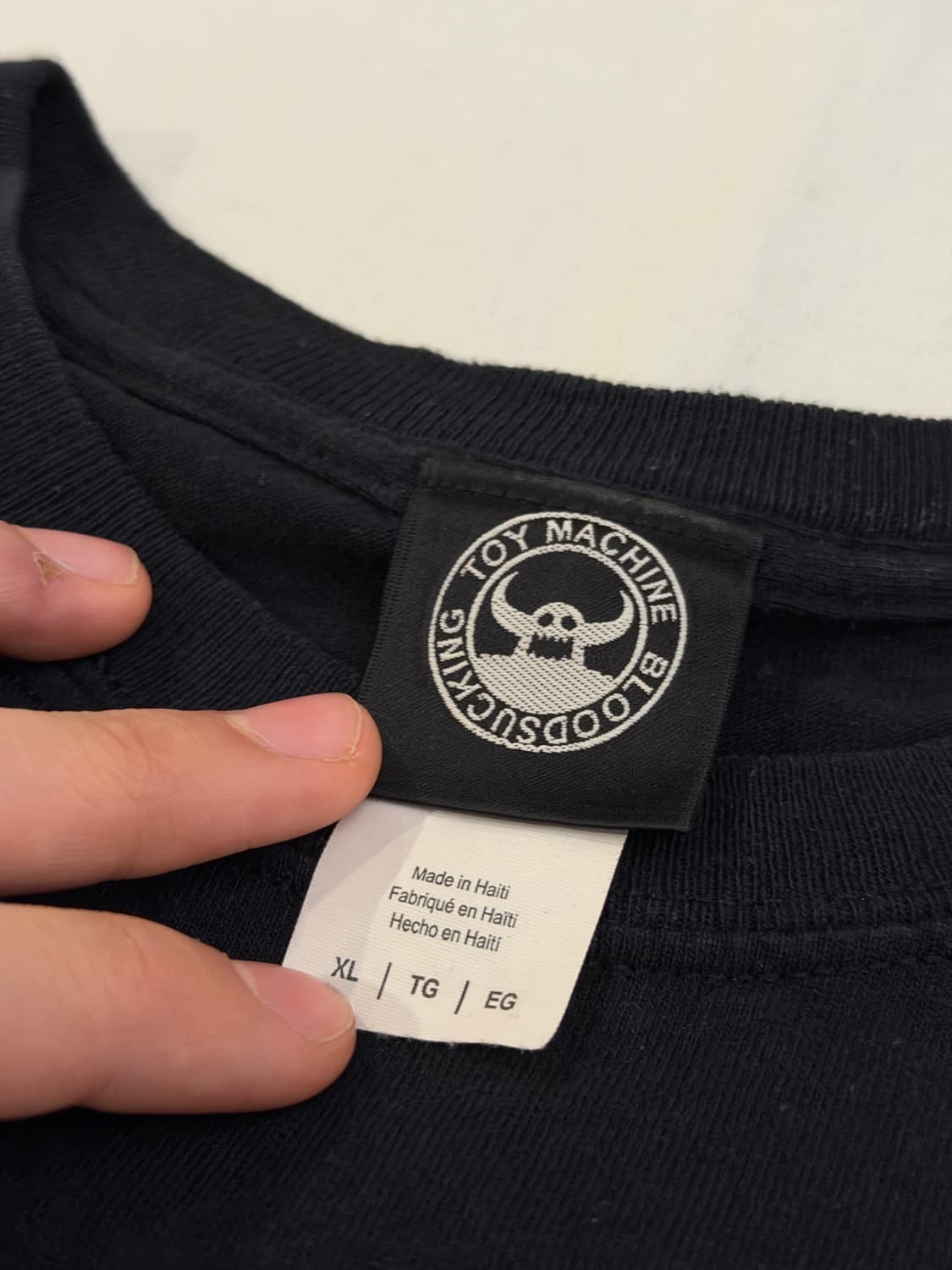 Toy Machine 토이머신 레터링 롱슬리브 블랙 상품이미지4
