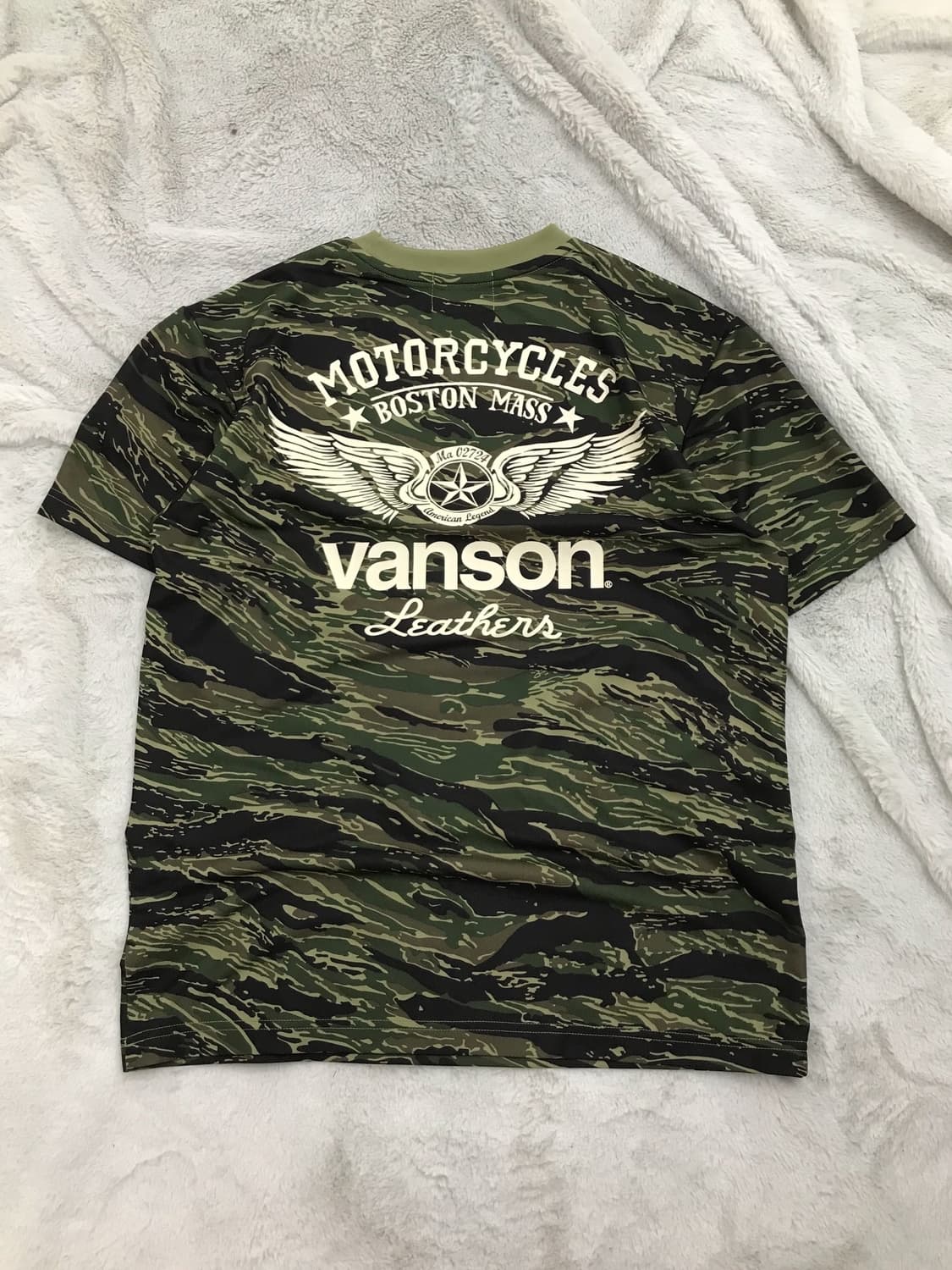 < Vanson Camouflage Printing T-shirt > 상품이미지9
