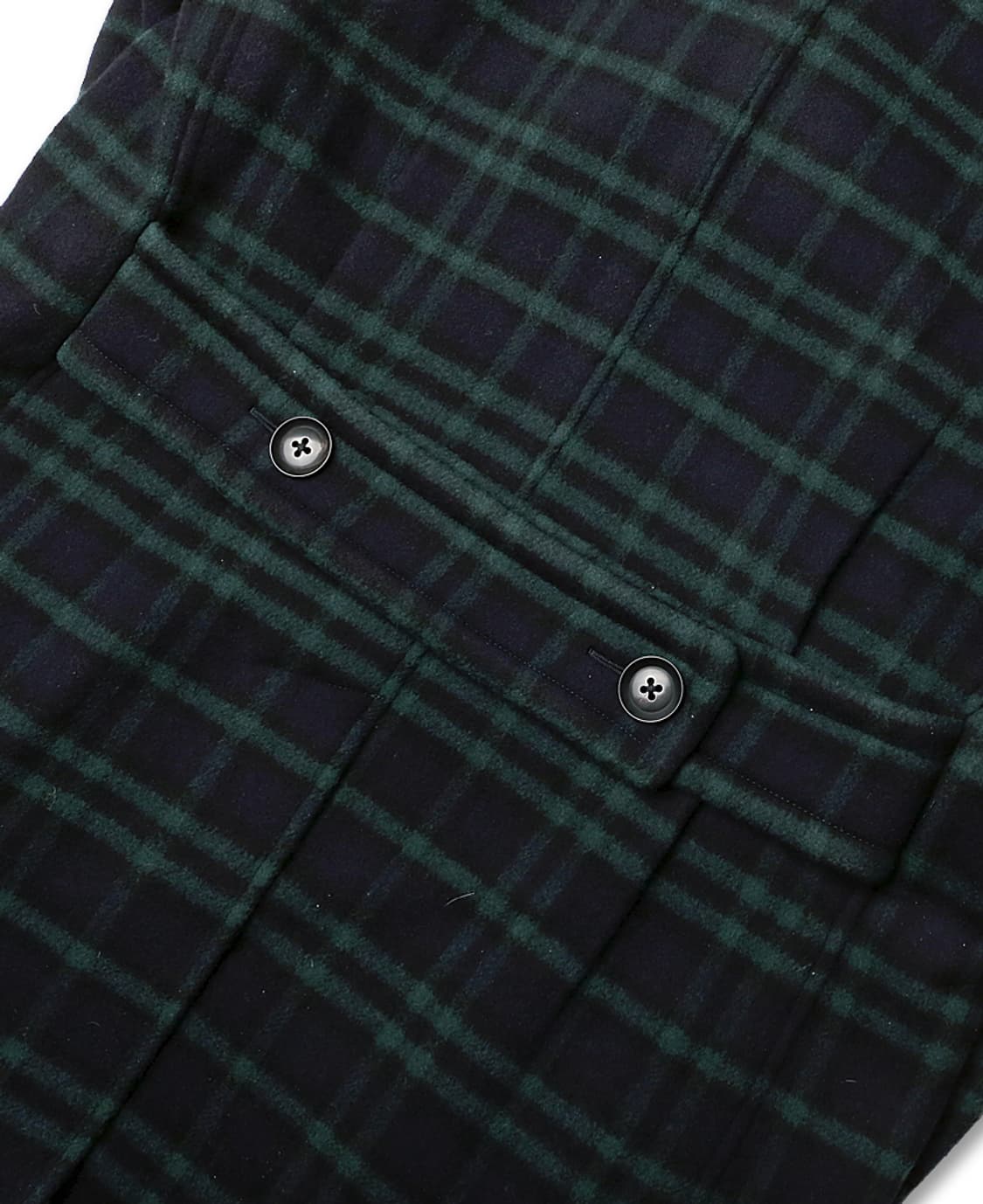 링자켓 [Ring Jacket RJ] 체크 울 클래식 캐주얼 피코트 상품이미지4