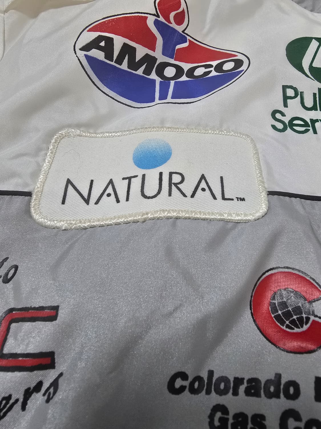 90s USA Dunbrooke 멀티스폰서 패치 레이싱 크루 자켓 L 상품이미지2