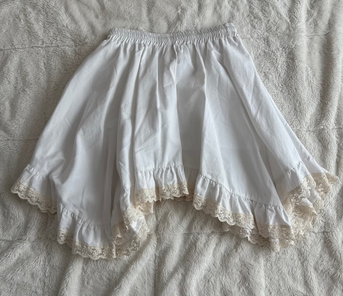 더미스테리어스호텔 레이스 스커트 상품이미지6