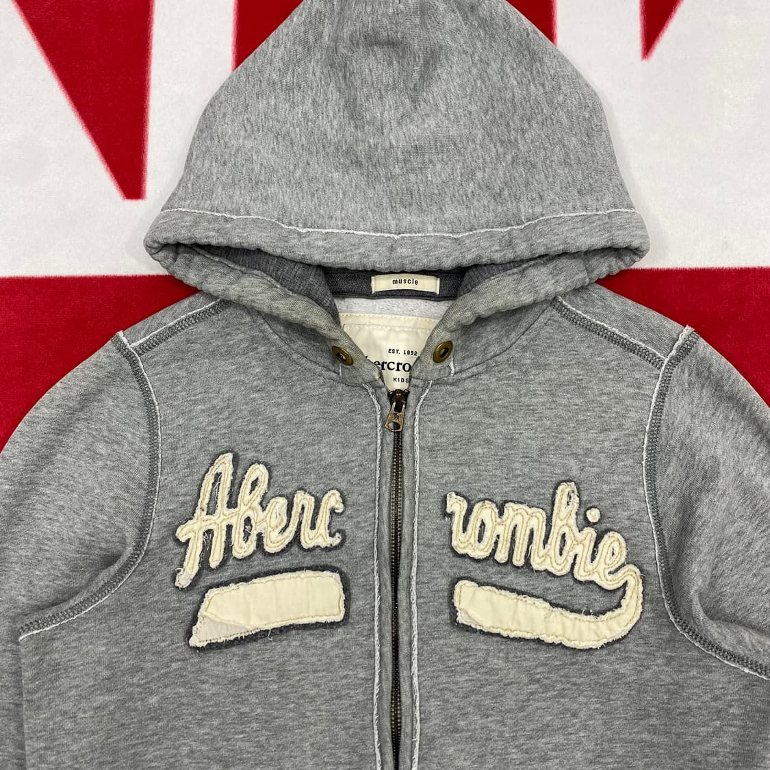 아베크롬비 후드집업 실측 여성 66 상품이미지3