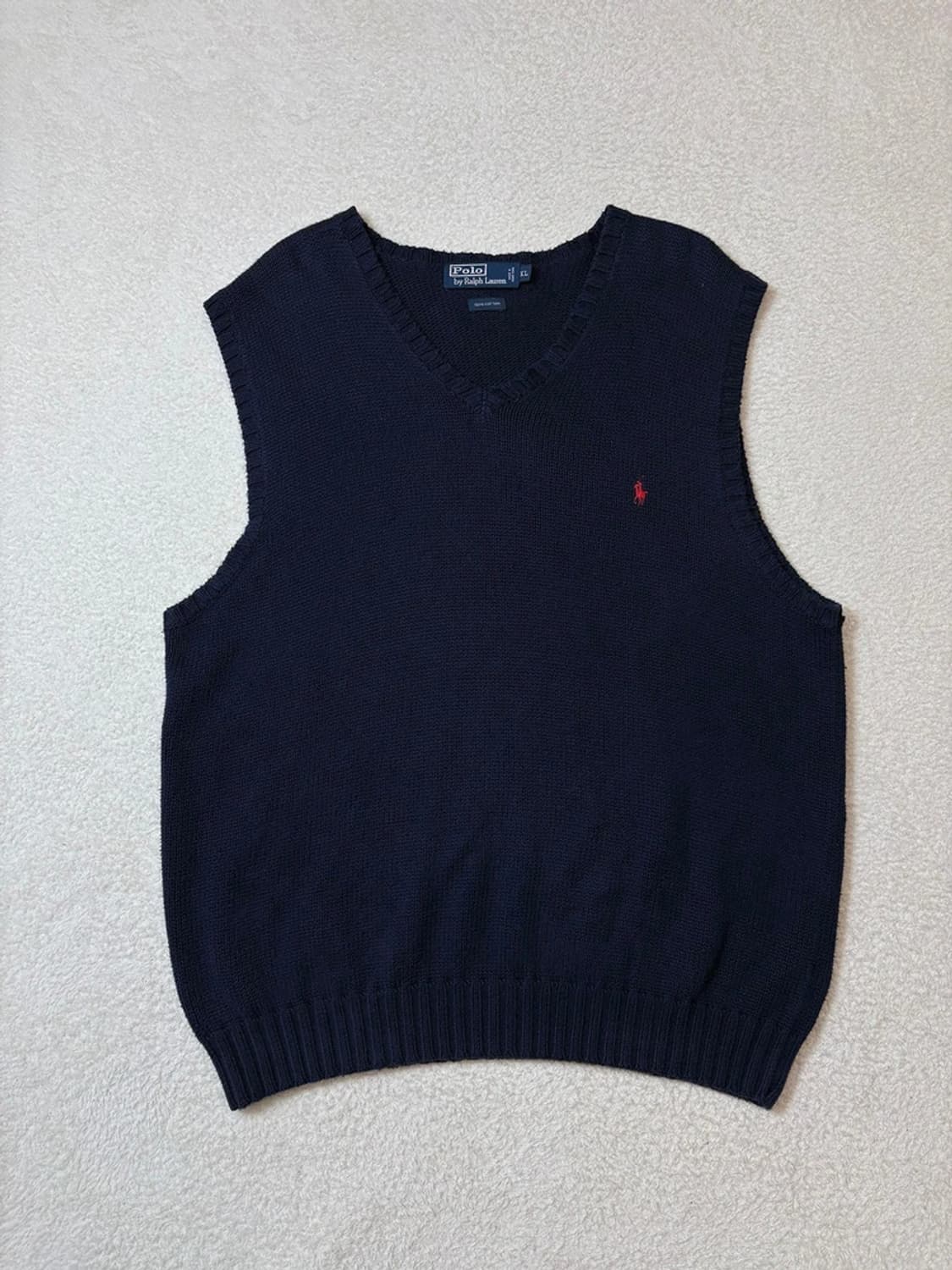 폴로 랄프로렌 90's 코튼 니트 조끼 PN6258 상품이미지1