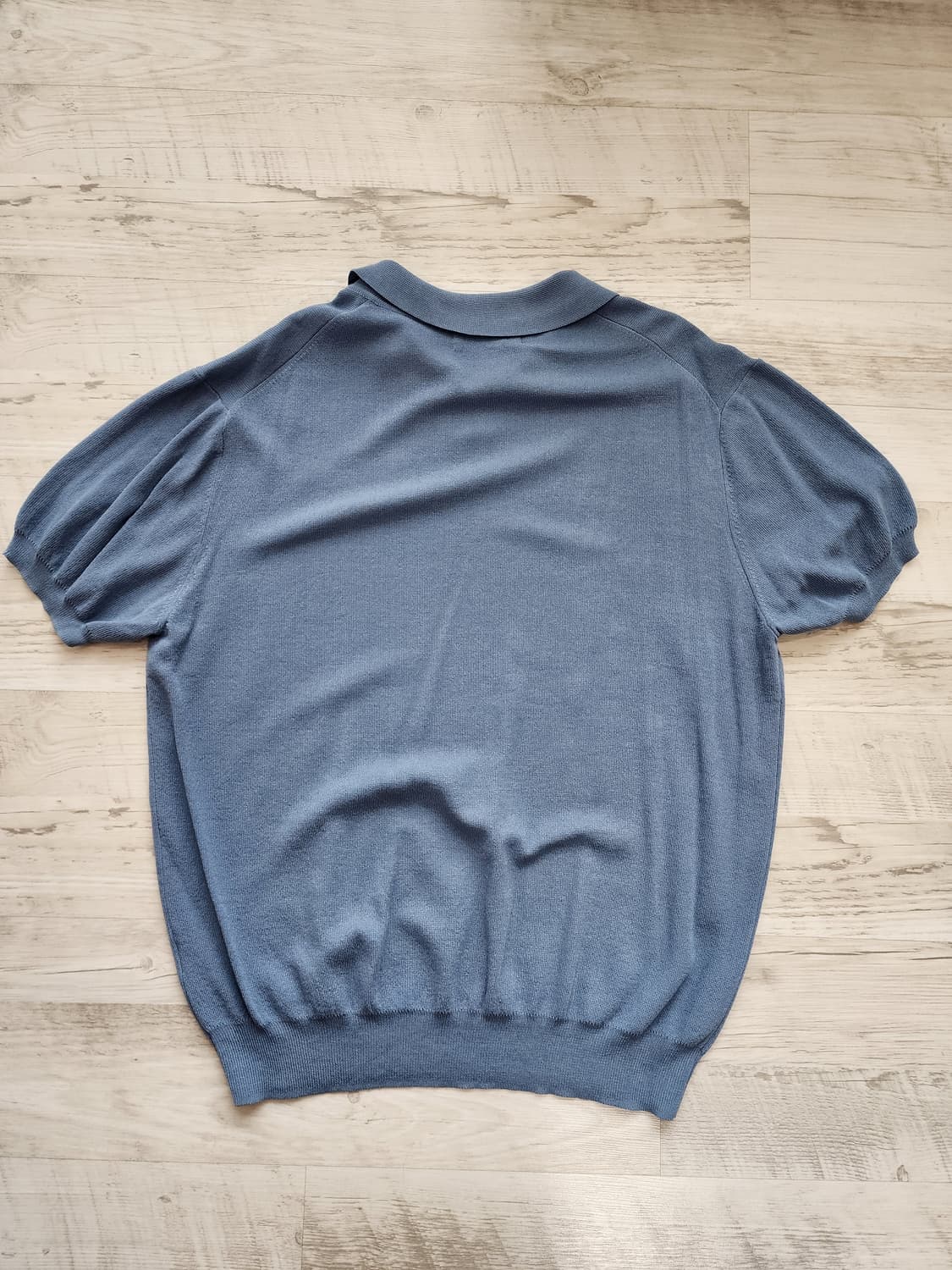 SUARE 수아레 반팔 카라 니트 티셔츠 팜. L(100~103) 사이즈 상품이미지2