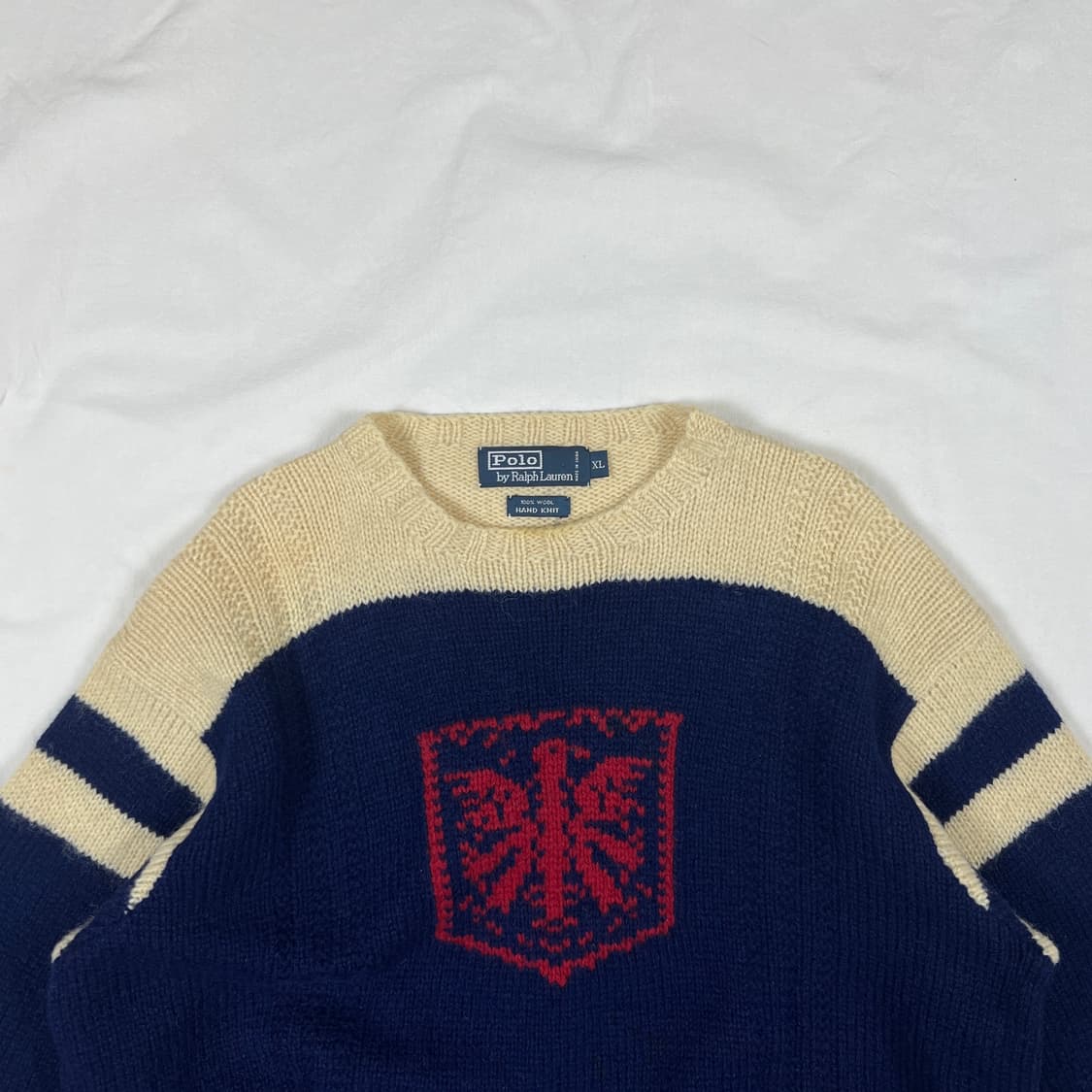 80’s 87년도 폴로랄프로렌 크레스트 니트 상품이미지2