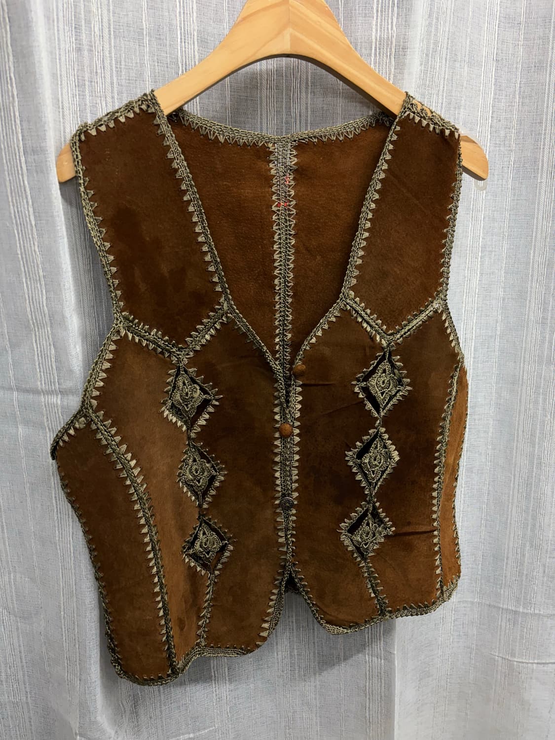 빈티지 웨스턴 레더 베스트 상품이미지1