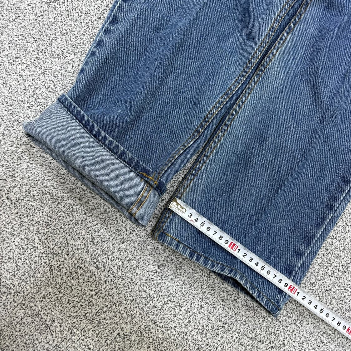 W33L30 리바이스 505 데님 청바지 0402J 상품이미지8