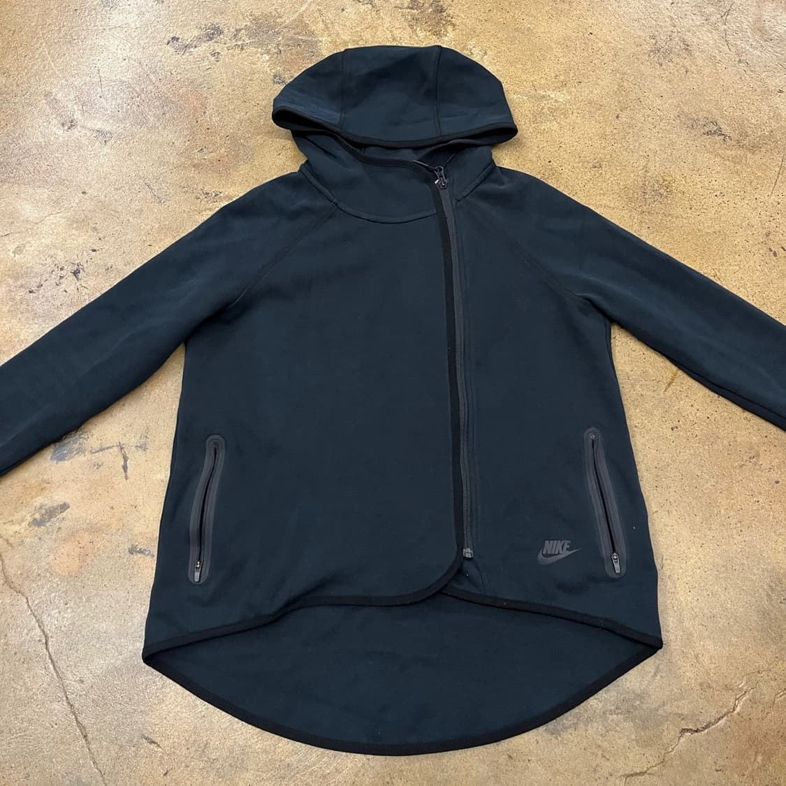 [정품/M] 나이키 테크 플리스 블랙 후드집업 b15 상품이미지3