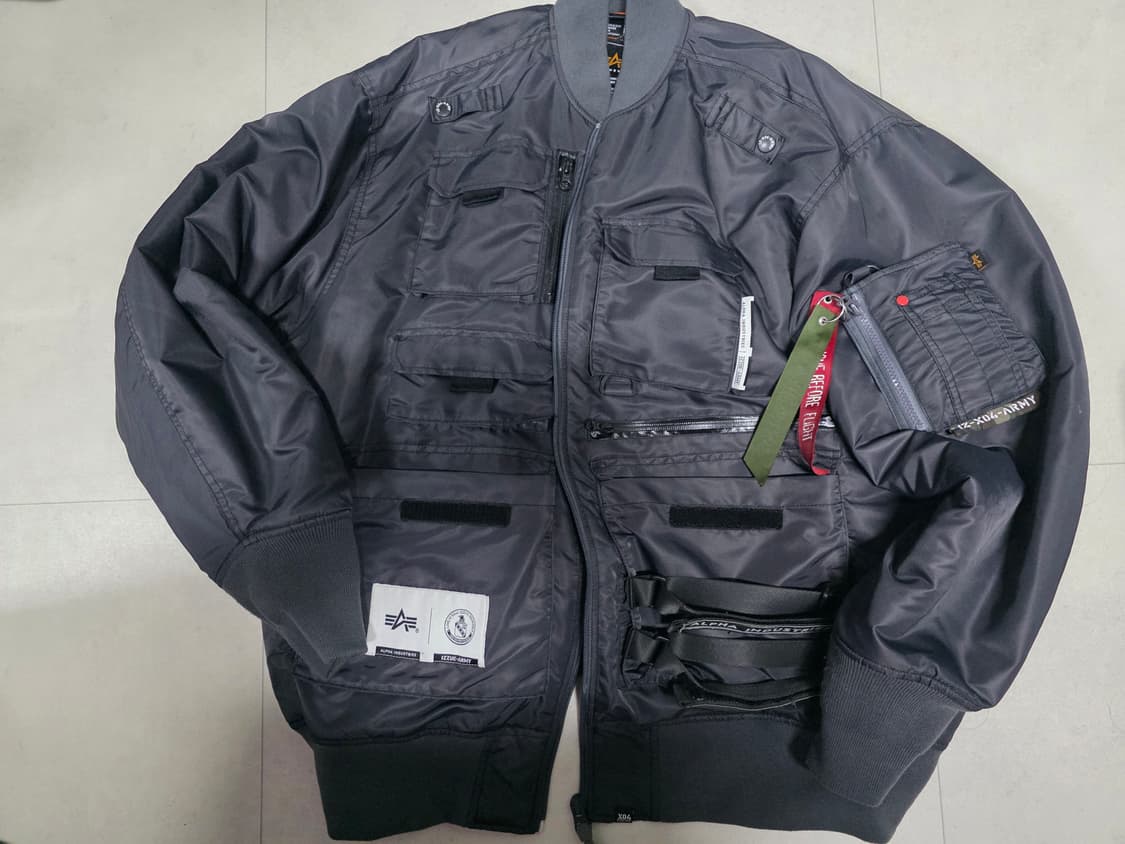 알파인더스트리 izzue 콜라보 ma-1 마원 L사이즈 상품이미지2