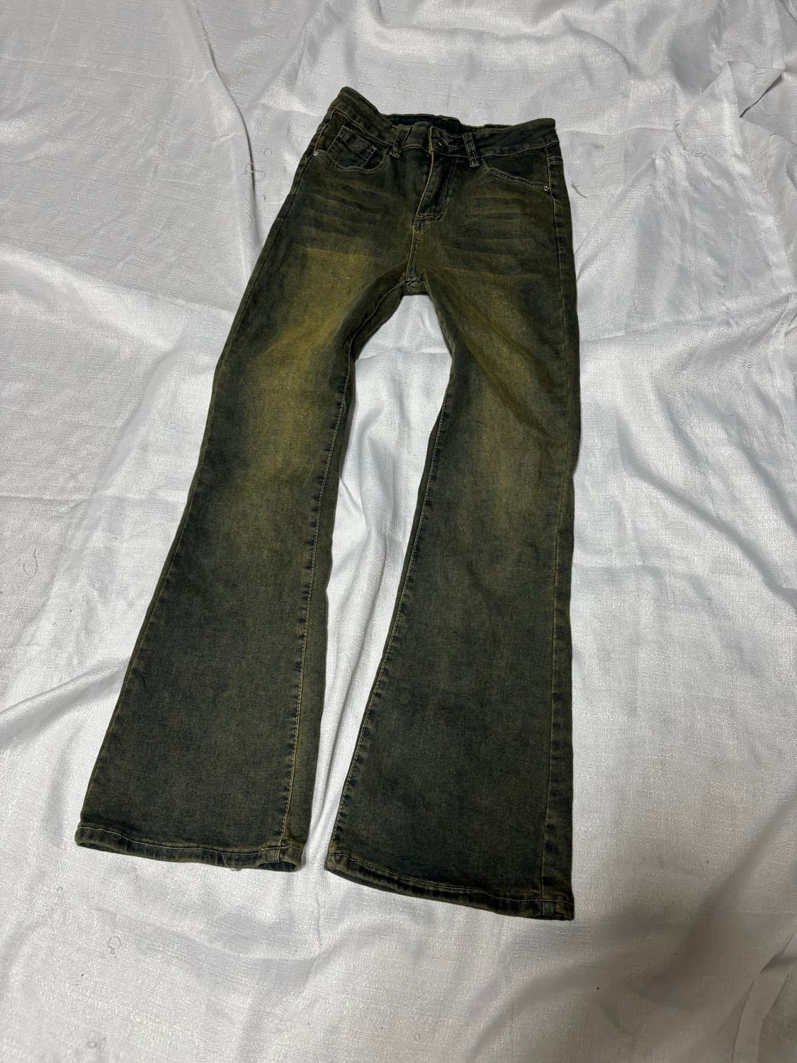 “Unknown” Mud Washing Boots Cut Slim Fit 상품이미지2