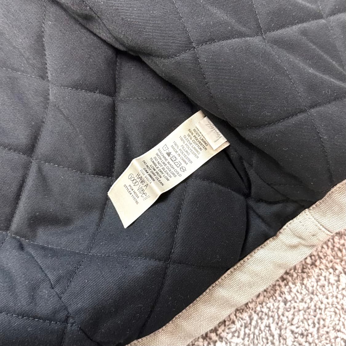 스투시 워크 자켓 그레이 L 디트로이트 상품이미지6