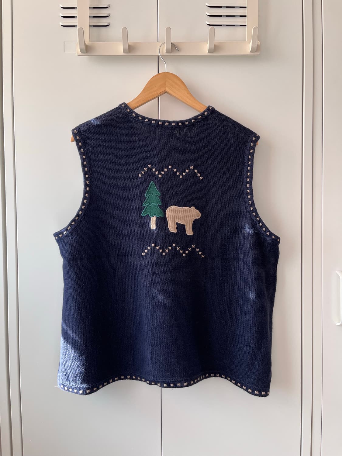 Christopher&Banks 핸드메이드 자수 니트 조끼 상품이미지8