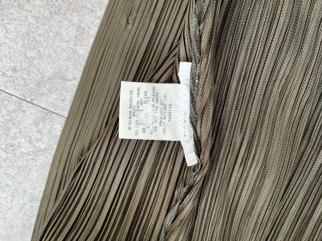 플리츠플리즈 카키 투피스 세트 상품이미지4