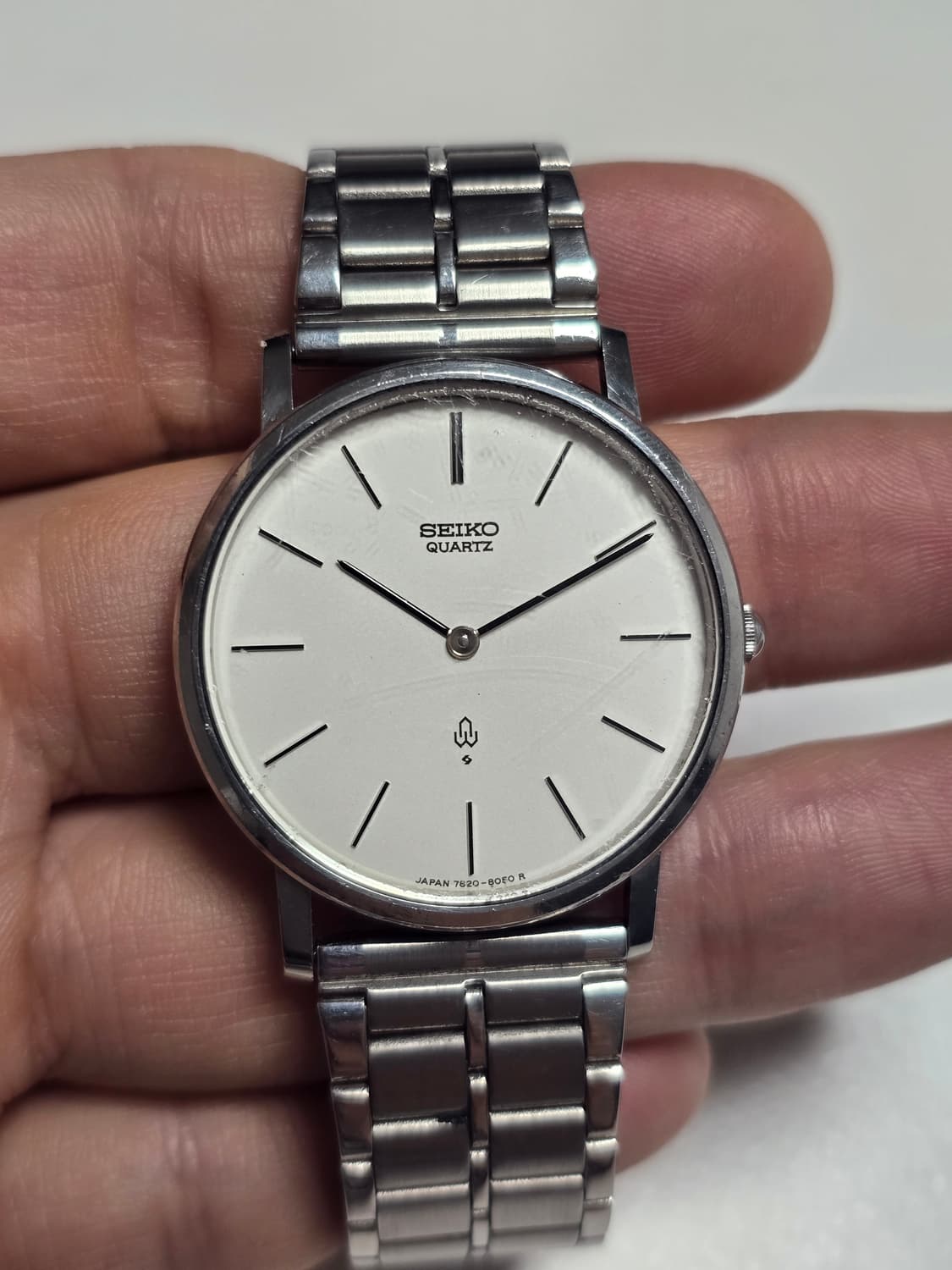 Seiko Chariot(샤리오) 7820-8050 흰판 바인덱스 상품이미지2