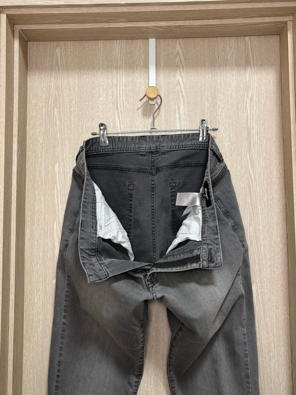 알레그리 데님팬츠90/35"/그레이 상품이미지5