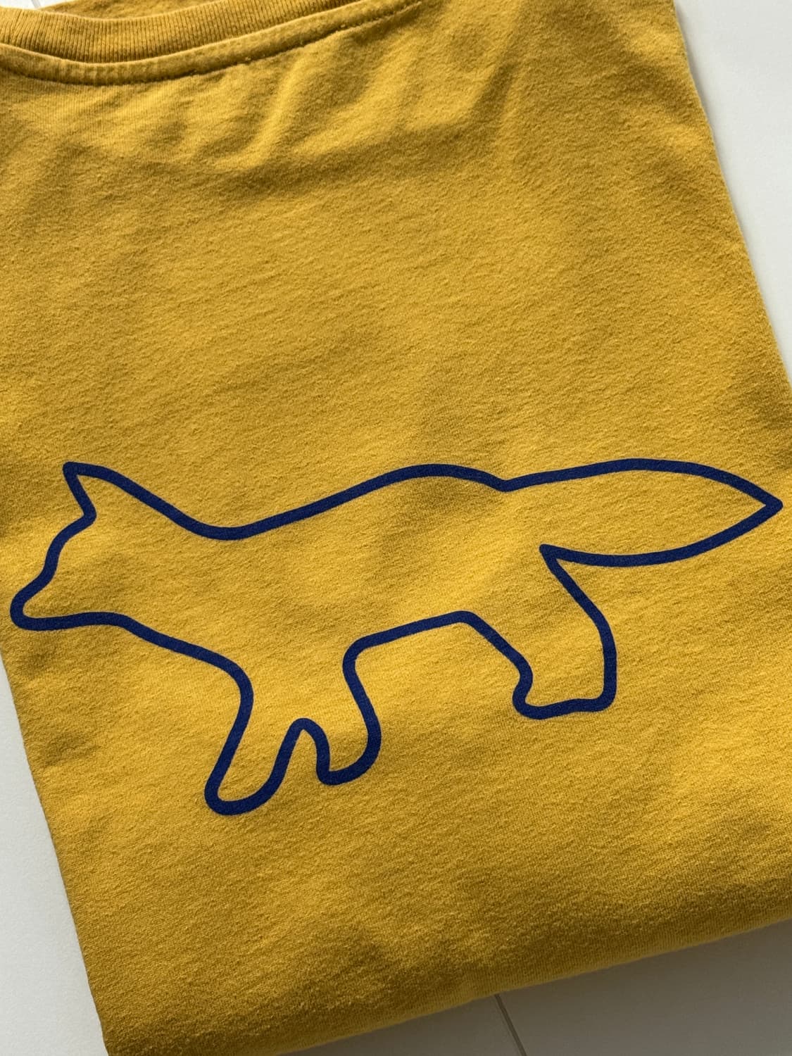 아더에러x메종키츠네 콜라보 반팔티 옐로우(머스타드) s(95-100) 상품이미지7