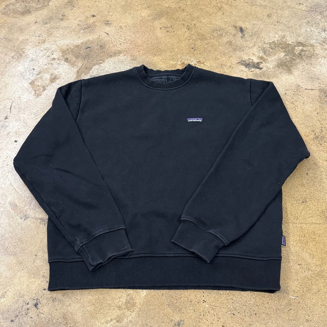 [정품/L] 파타고니아 블랙 맨투맨 티셔츠 b16 상품이미지2