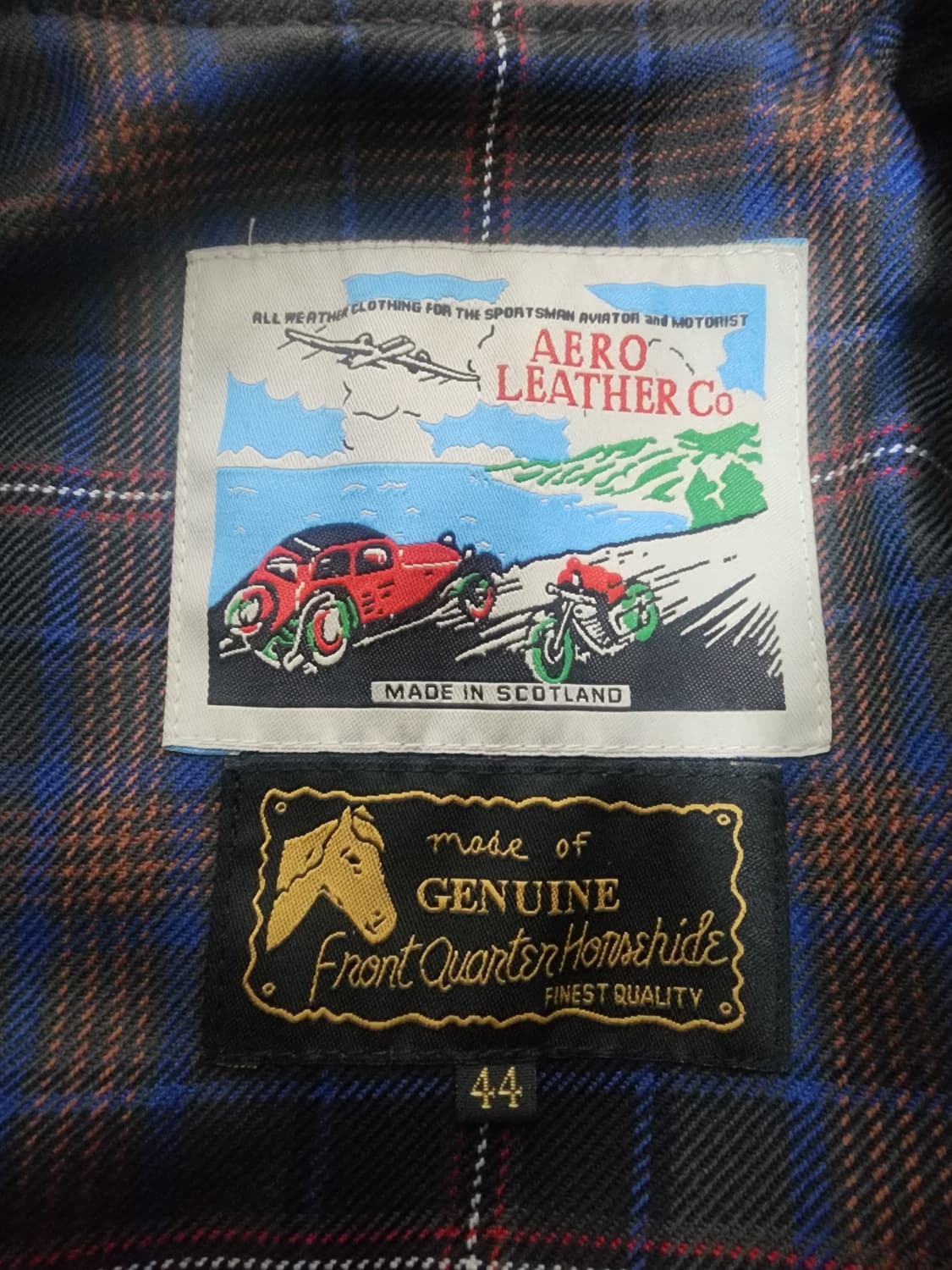 에어로레더 하이웨이맨 말가죽 자켓 상품이미지5