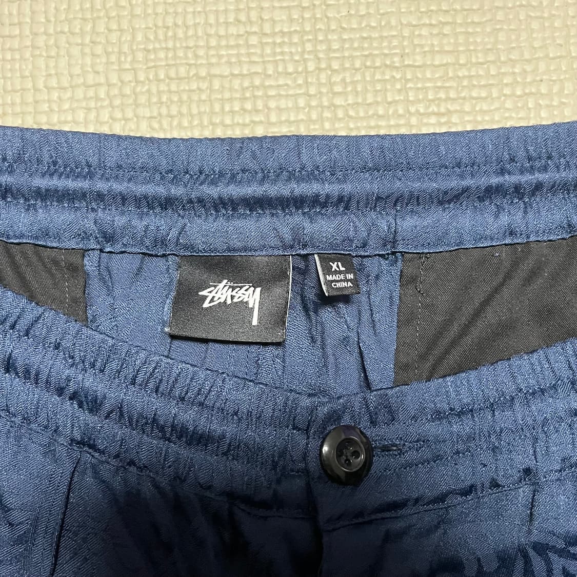 스투시 브라이언 페이즐리 팬츠 네이비 상품이미지3