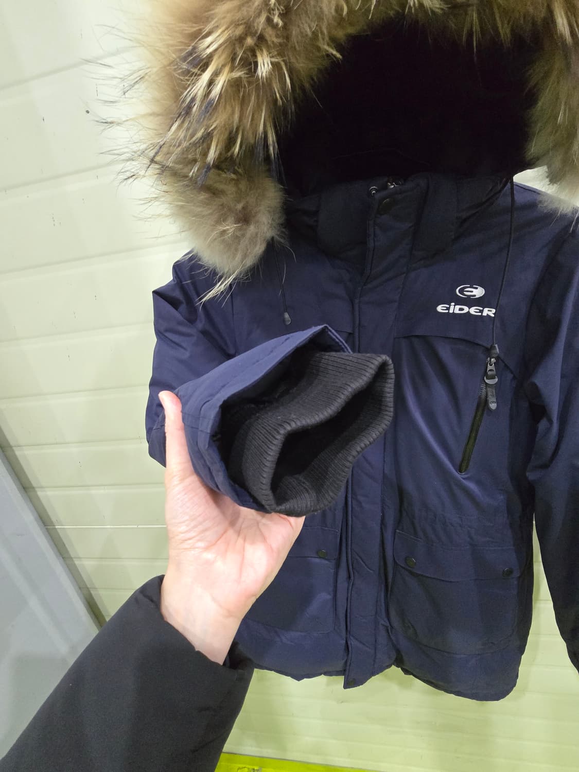 아이더 네이비 구스다운 패딩 700 상품이미지8