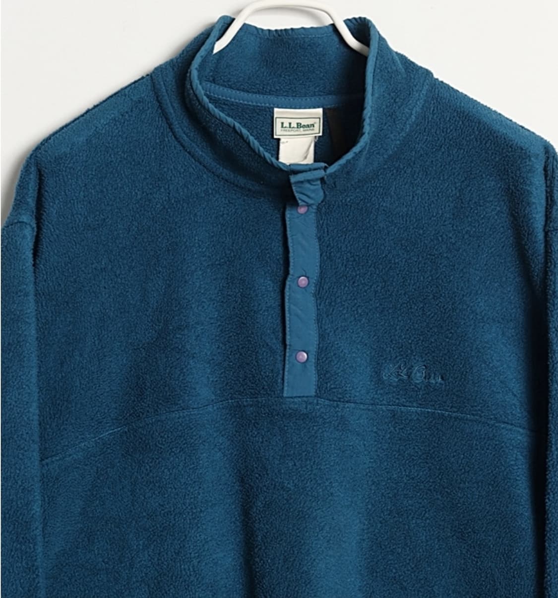 80's 엘엘빈 플리스 스냅 셔츠 상품이미지3