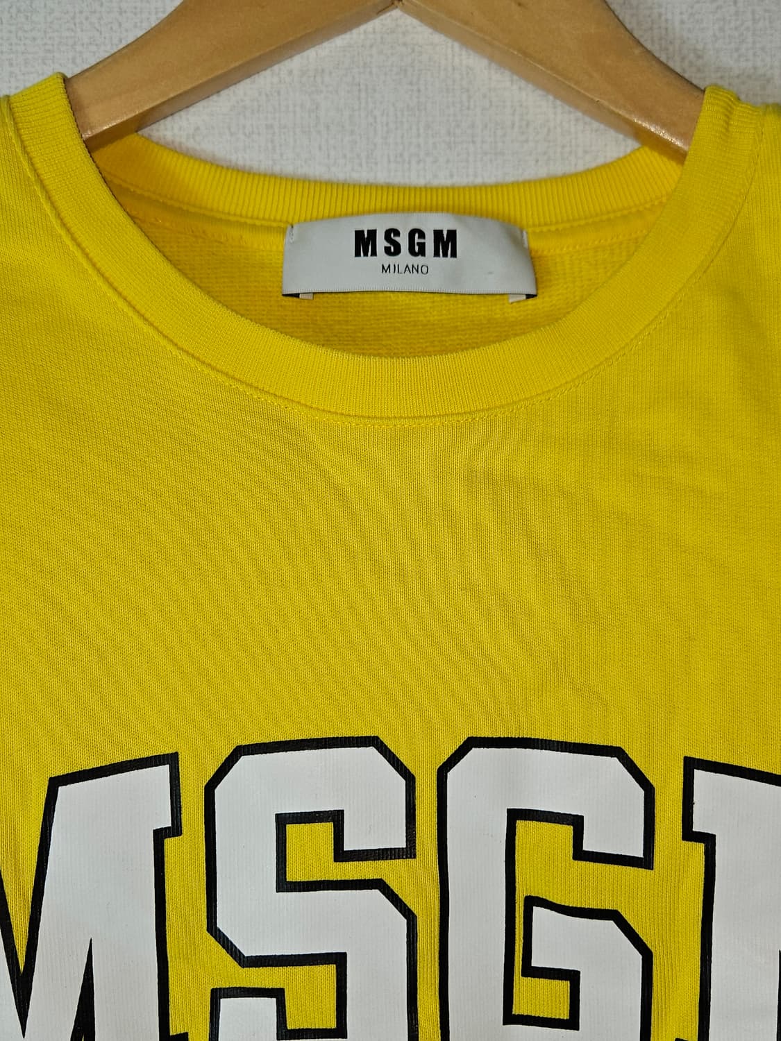 MSGM 엠에스지엠 경량 맨투맨 스웻셔츠 테리 XS (백화점 정품) 상품이미지2