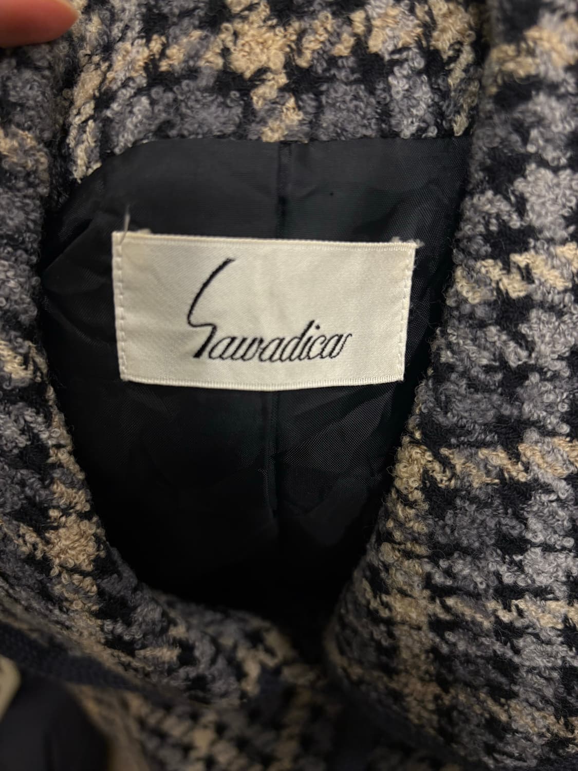 일본빈티지 트위드 코트 상품이미지2