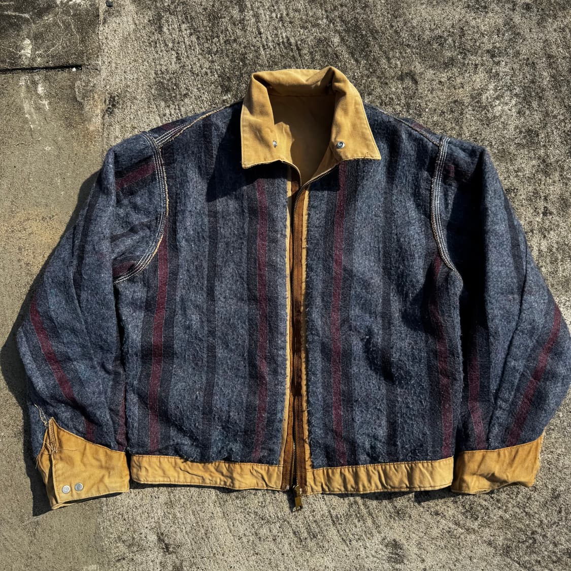 [L] 80s 100주년기념 Carhartt 칼하트 디트로이트 자켓 상품이미지3