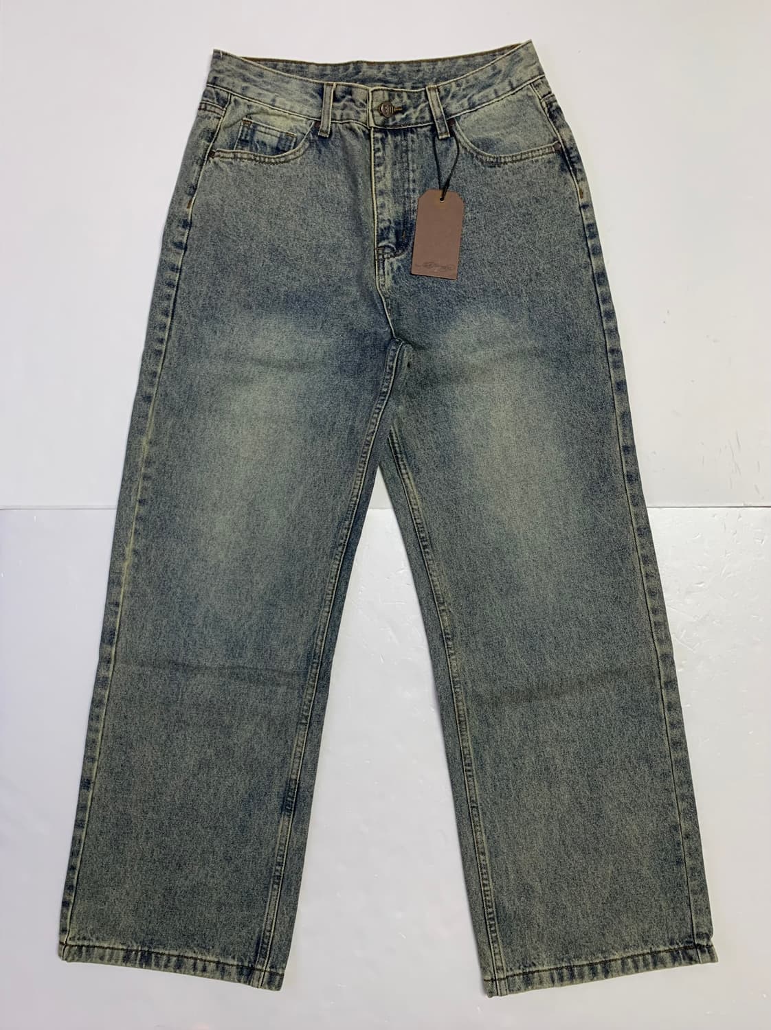 [사이즈28,30] 에드하디 배기핏 데님 용자수 드래곤 팬츠 상품이미지2