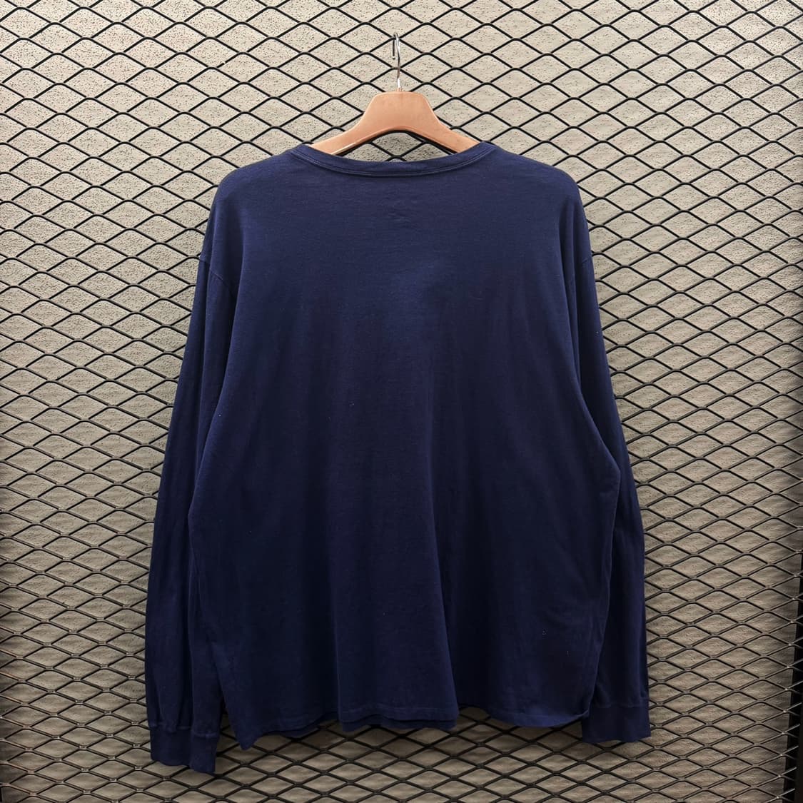 나이키 롱슬리브 칼리지 풋볼 레터링 디테일 네이비 상품이미지3