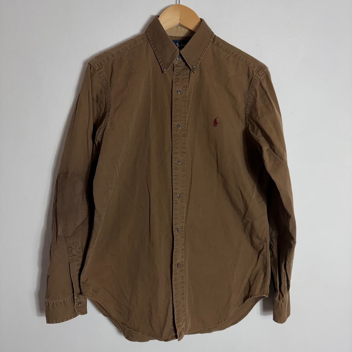 폴로 랄프로렌 빈티지 브라운 옥스퍼드 셔츠(S) 상품이미지1