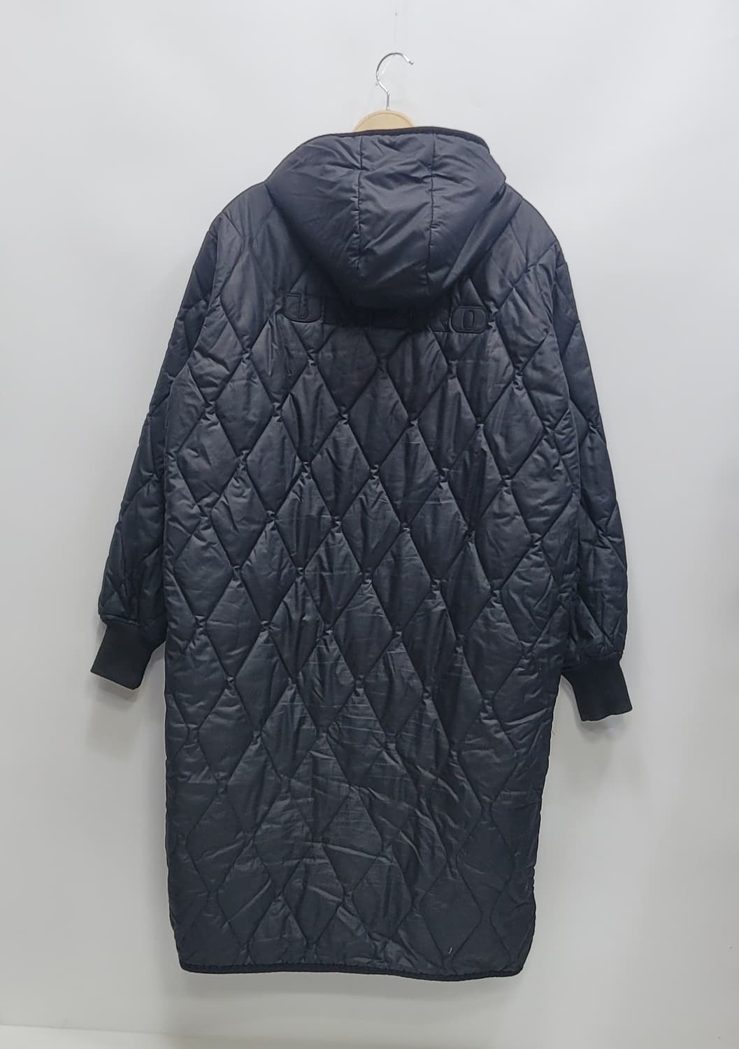 UMBRO 23FW 엄브로 퀼팅 후디 롱 자켓 / 공용 90 (S) 블랙 상품이미지3